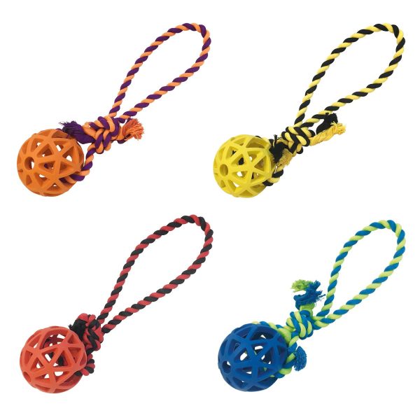 Atomball juguetes para perros con cuerda de la marca Gloria