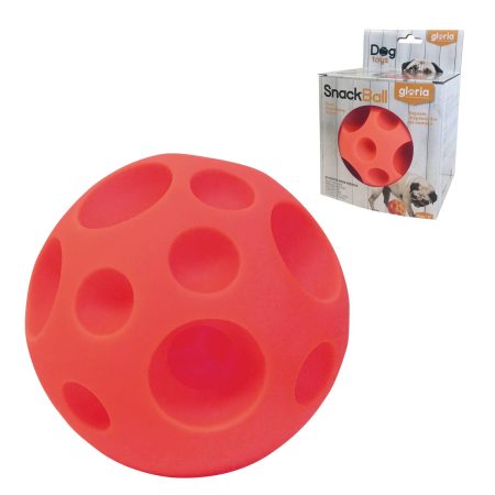 Snackball, juguete dispensador de comida para perros de la marca Gloria