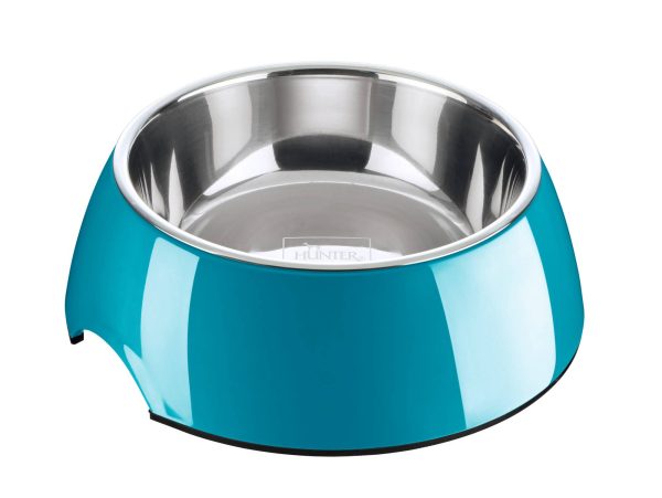 Comedero modelo de melamina 700Ml Azul de la marca Hunter - Imagen 2