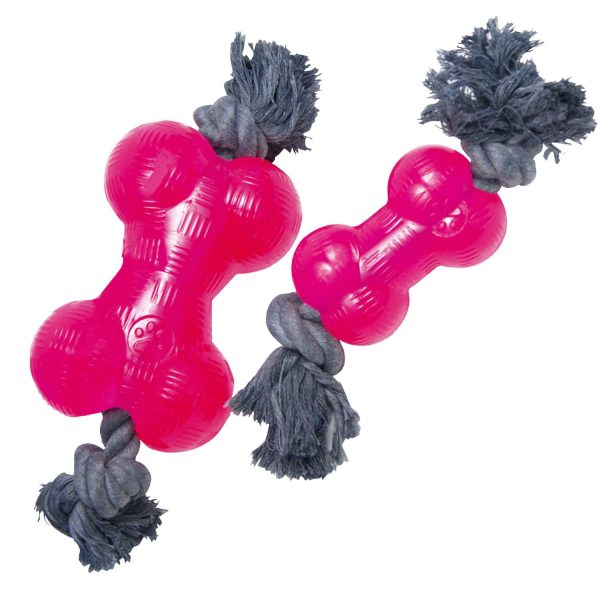 Hueso TRP con cuerda para perros de la marca Gloria